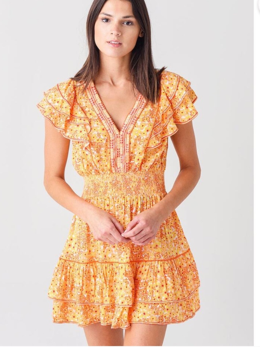 Poupette St Barth Camilla Mini Dress Resort wear Coastal Women’s Medium